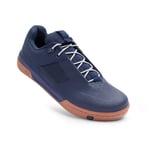 Crank Brothers Mixte Tampon Dentelle Chaussures de Cyclisme, Gomme Bleu Marine et argentée, 15.5 Women/14 Men