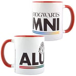 Harry Potter - Hogwarts Alumni Mug Tasse de Café Thé en céramique blanc/rouge 320 ml