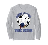 Retro Halloween Don't Ghost the Vote USA Election Politics Long Sleeve T-Shirt