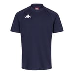 Kappa TELESE Maillot Rugby Homme, Navy Blue, FR : 4XL (Taille Fabricant : 4XL)