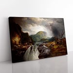 Big Box Art Thomas Moran The Wilds of Lake Superior Canvas Wall Art Print Ready to Hang Picture, 76 x 50 cm (30 x 20 Inch), Multi-Coloured