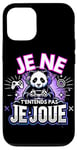 Coque pour iPhone 12/12 Pro Panda Drôle Jeux Video Geek Gaming Gamer Panda