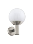 EGLO NISIA-Z outdoor wall lamp stainless steel/white