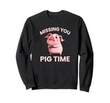 Funny Pig Missing You Pig Time Sweatshirt