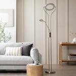 Argos Home Father & Child LED Uplighter Floor Lamp - Chrome