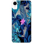 Coque pour Iphone XR tropical fleur rose exotique