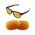 NEW POLARIZED REPLACEMENT FIRE RED LENS FOR OAKLEY MOONLIGHTER SUNGLASSES