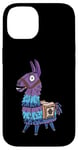 Coque pour iPhone 14 Victory Royale / Pinata lama / Battle Royale Crown