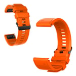 Garmin Fenix 6X / 6X Pro / Fenix 5X / Fenix 5X Plus klockarmband i silikon - Orange