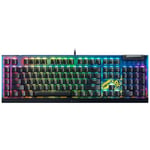 Razer BlackWidow V4 X - Fortnite Edition Mechanical Gaming Keyboard with RGB (Yellow Switches, 6 custom macro keys, Doubleshot ABS keycaps) QWERTY US-Layout | Fortnite