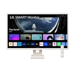 LG MyView 32SR50F-W 32 inch IPS Full HD 60Hz 8ms Built in Speakers Smart Monitor