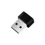 Adaptateur USB WiFi 2.0 WLAN 802.11 B/G/N Taille Nano - avec Une Vitesse allant jusqu'à 300 Mbit/s, idéal pour connecter des appareils sur des réseaux Rapides. Parfait pour Les Ordinateurs Portables