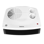 Beldray Flat Fan Heater Adjustable Thermostat Cool-Air Function Portable Heater