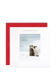 Susan O'Hanlon Dogs In Snow Valentine's Day Card