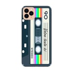 Coque Iphone 11 cassette FE90 noir