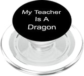 Mon professeur est un dragon PopSockets PopGrip pour MagSafe