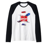 Captain Scarlet Vehicles Raglan Baseball Tee