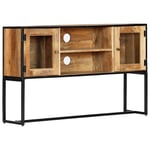 Meuble TV Bois de Récupération Massif 120x30x75 cm Armoire Basse Stéréo vidaXL