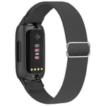 Fitbit Inspire 3 Nylon klockarmband Mörkgrå