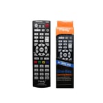 Télécommande universelle d'apprentissage IR, une clé, pour TV/SAT/DVD/CBL/DVB-T/AUX ih-mini86e combo mini86 Nipseyteko