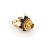 MEC Open 6.3 mm / 1/4 Stereo Jack Socket - Gold