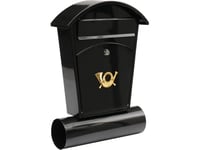 Vorel Letterbox 480X280x80mm Sort