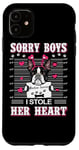 iPhone 11 Boston Terrier Valentines Day Stole Her Heart Dog Valentine Case