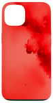 Coque pour iPhone 13 Rouge Art Abstrait Minimal Esthétique