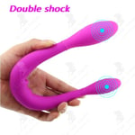 LCC® Double Dong Double Dildo Vibrator Sexleksaker För Kvinna Vagina Rumpa Anal Plug Lexbian Par Sexspel Leksaker För