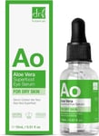 3 x DR BOTANICALS ALOE VERA SUPERFOOD UNDER EYE SERUM FOR DRY SKIN - 15ML BOXED