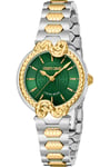 Montre Roberto Cavalli by FM RV1L214M0061 pour Femme Vert bouteille en Acier