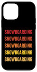 Coque pour iPhone 12 mini Snowboard