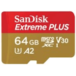 SanDisk Extreme PLUS - Flash-minneskort (microSDXC till