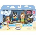 Figurines miniatures - MOOSE TOYS - La famille à la Plage (4 figurines) - Bluey