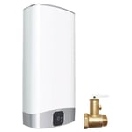 Ariston Group - Chauffe eau électrique Plat Mural MultiPositions Blanc Velis evo Ariston 45 l - Blanc