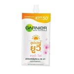 Garnier Skin Naturals Sakura White Super UV SPF50+ / PA++++ White Sunscreen 7ml.