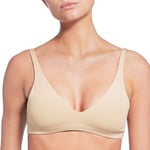 Bread and Boxers Triangle Bra BH Beige ekologisk bomull Medium Dam