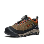 KEEN Targhee 4 Low Waterproof Chaussures de randonnée, Dark Olive/Gold Flame, 39 EU