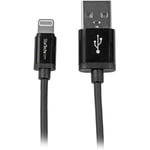 StarTech.com Câble Apple Lightning vers USB pour iPhone, iPod, iPad - 15 cm Noir