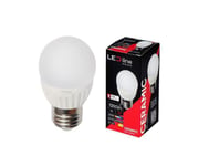 5x Ampoules LED E27 230V 7W G45 1000lm 140lm/W 4000K, Céramique, LED Line Prime