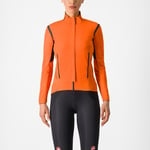 Castelli Perfetto RoS 2 Dame Sykkeljakke Red Orange/Black, Str. L