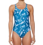 NIKE Swim Hydrastrong Womens fastback Swimsuit Mineral Blue UK 14 EU 38 F10/0906