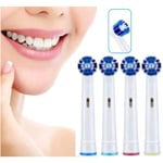 4-Pack Tandborsthuvuden Oral-B Kompatibla-20A