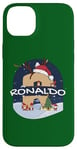 Coque pour iPhone 14 Plus Awesome Ronaldo Name w Santa Hat in Xmas Theme Christmas