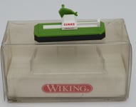 RARE MICRO WIKING HO 1/87 TONDEUSE VERTE MAHWERK CLAAS CORTO 270 F #3830117 box