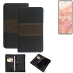 Wallet Case for Motorola Razr 50 Protective Case + Cell Phone Case Brown Booklet