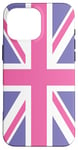 iPhone 16 Pro Max Purple and Pink, United Kingdom The Union Jack Flag Case