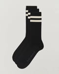 Nudie Jeans 3-pack Amundsson Tennis Socks Black/White