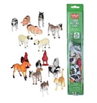 Wild Republic Europe APS Tube animaux de la ferme, 28 cm, 12883 - Version Anglaise