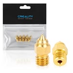 Creality Officiel Buses en laiton pour imprimante 3D MK8 0,4 mm 5 pièces pour Ender 3 S1 Ender-3 S1 Pro CR-6 SE CR-6 Max Sermoon V1 Pro Ender-2 Pro CR-200B CR-5 Pro H(CT-380) CR-10 Smart